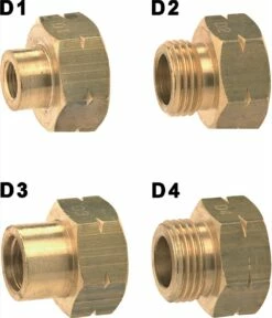 Euro-Füll-Set "D" Füll-Stutzen D1-D4 Im Kunststoff-Beutel