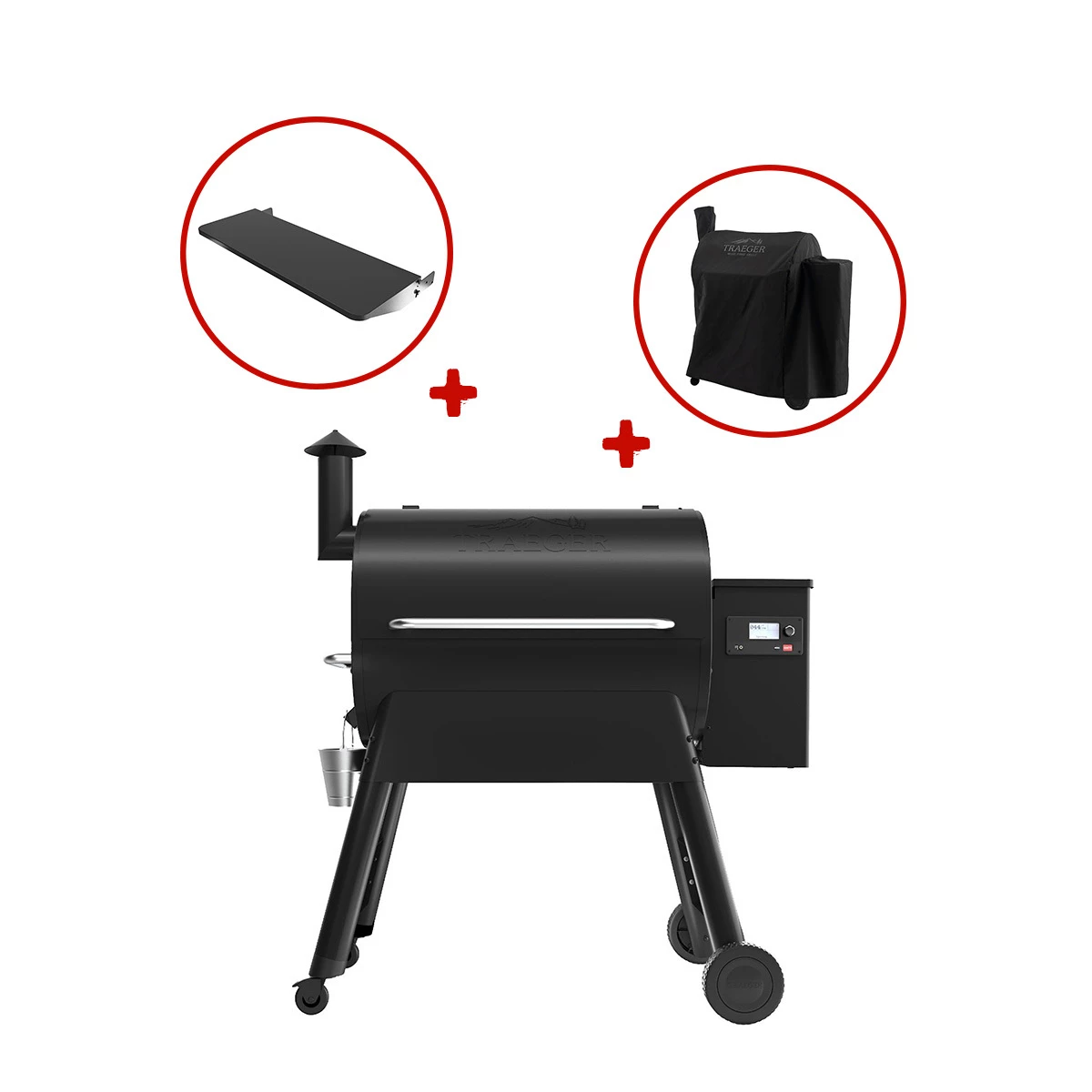 Traeger Pelletgrill PRO D2 780, Schwarz Inkl. Abdeckhaube Und Frontablage 7 Traeger Pelletgrill PRO D2 780, Schwarz Inkl. Abdeckhaube Und Frontablage – Bild 7