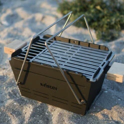 Knister Grill Original – Tragbarer Holzkohlegrill