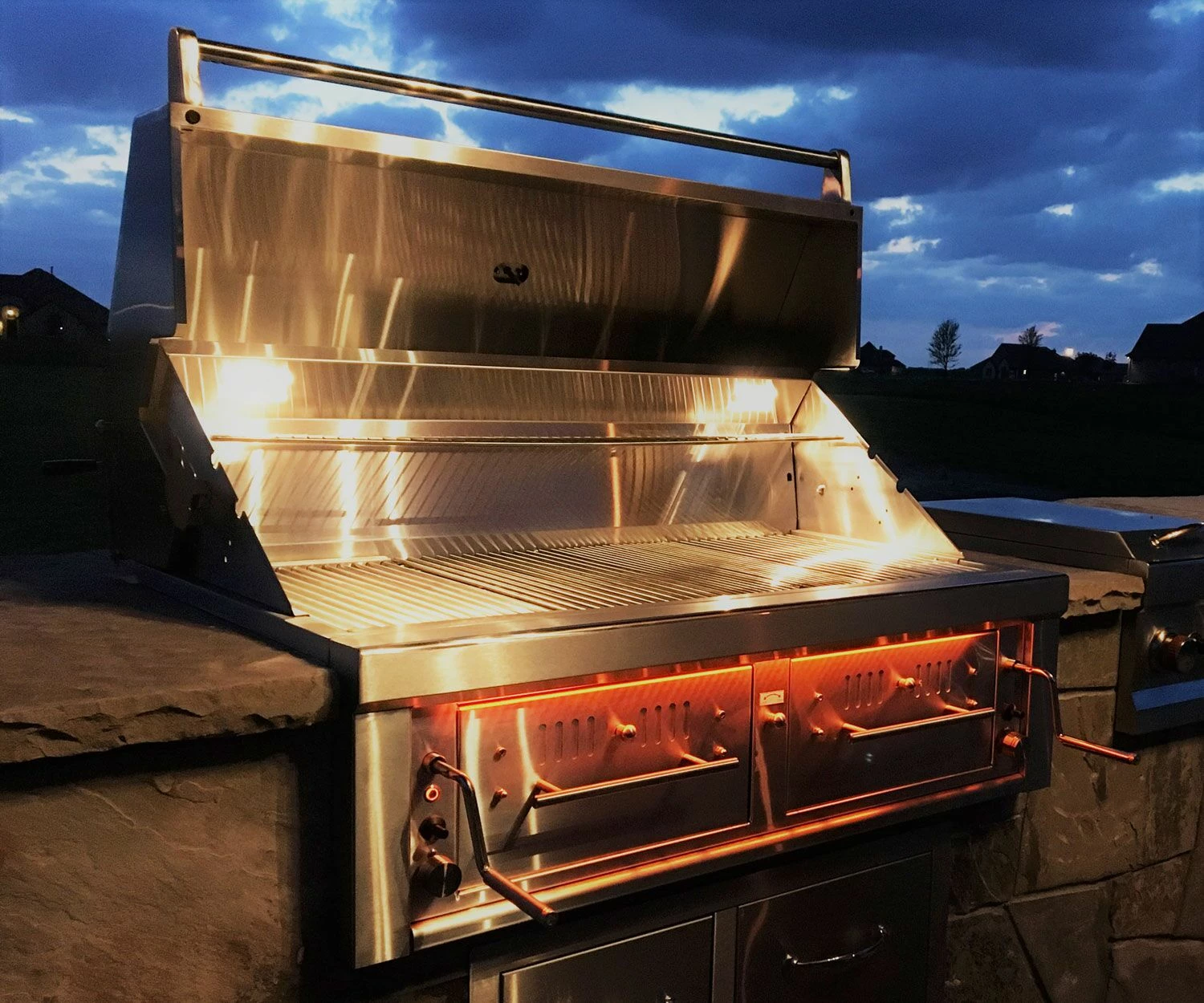 Sunstone Einbaugrill EMCHDZ42 Holzkohle 2 Sunstone Einbaugrill EMCHDZ42 Holzkohle – Bild 2